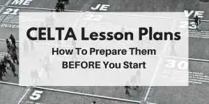 CELTA Lesson Plans