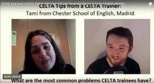 CELTA Tips from a CELTA Trainer: Video Interview with Tami from Chester School of English